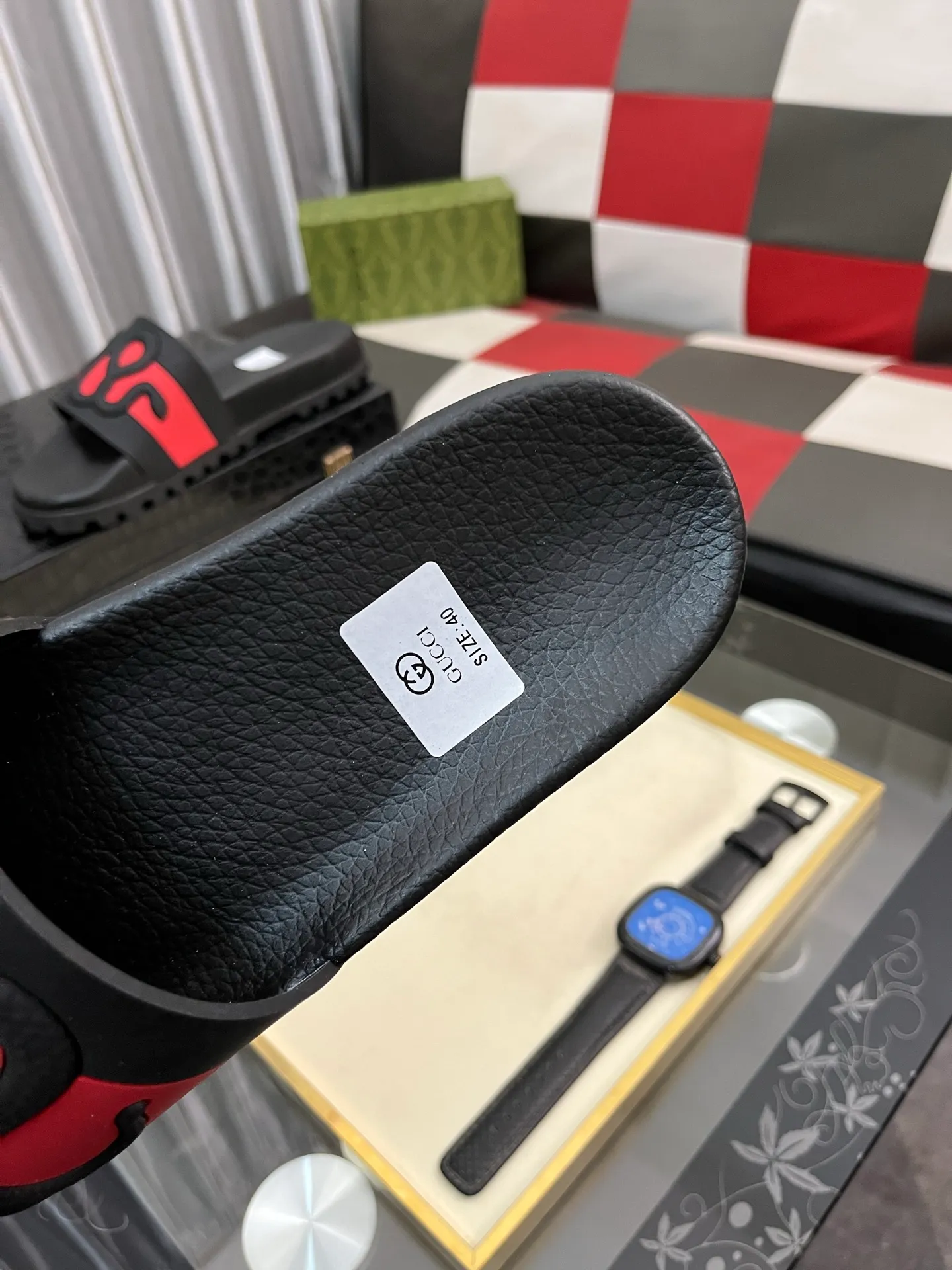 Men's men's shoes💰260⌚️⌚️ＧＵＣＣＩ.Gucci.Official website 1:1 popular slippers hot sale! Original original material 🩴 SIZE: 38-46 (45.46 non-refundable)